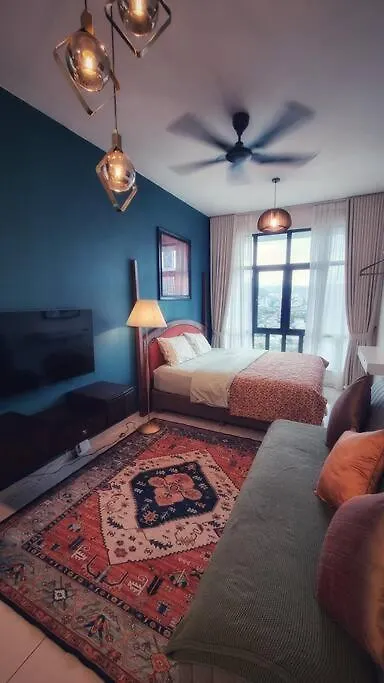 Appartamento King Studio Suite Legasi Kampung Bharu View Klcc Kuala Lumpur Malesia